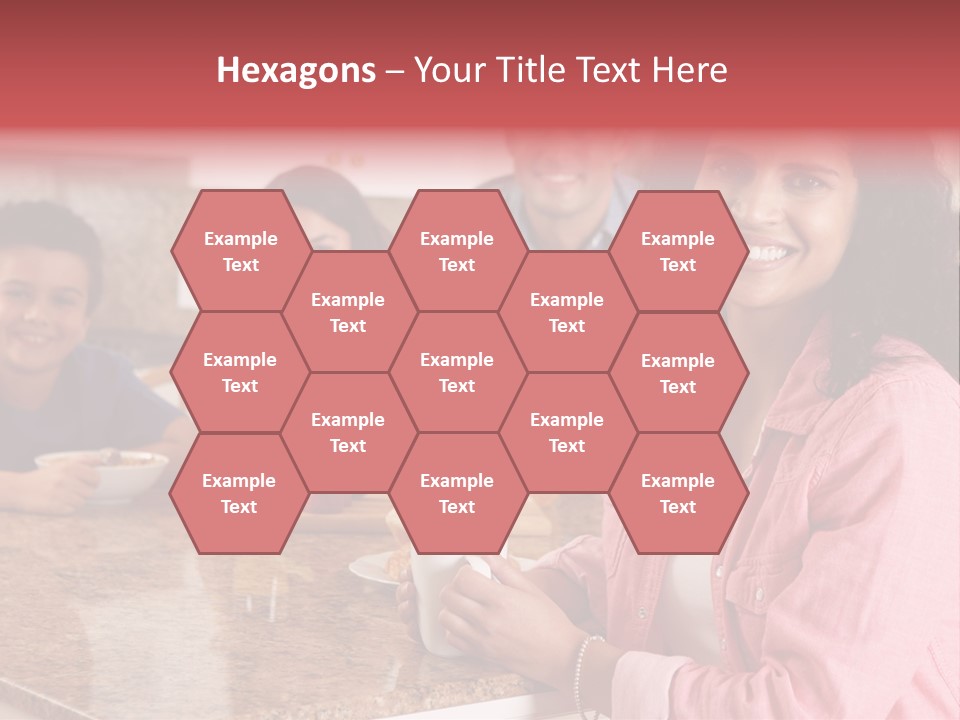 Portrait Drink Coffee PowerPoint Template