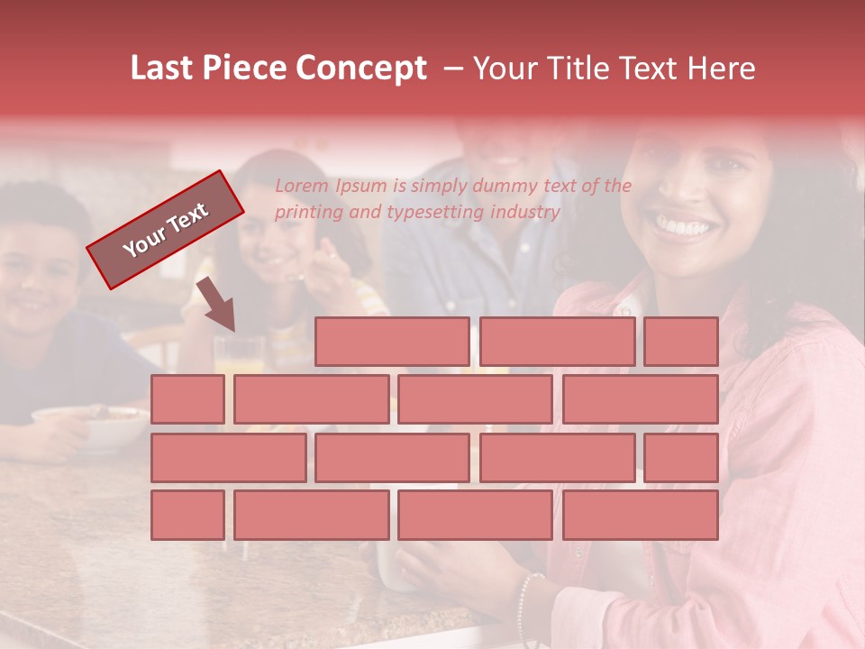 Portrait Drink Coffee PowerPoint Template