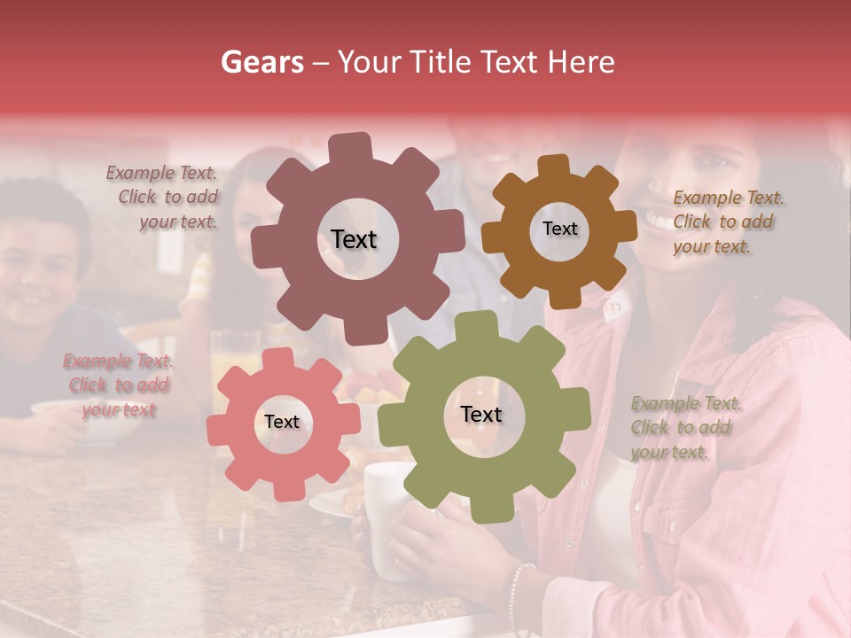 Portrait Drink Coffee PowerPoint Template