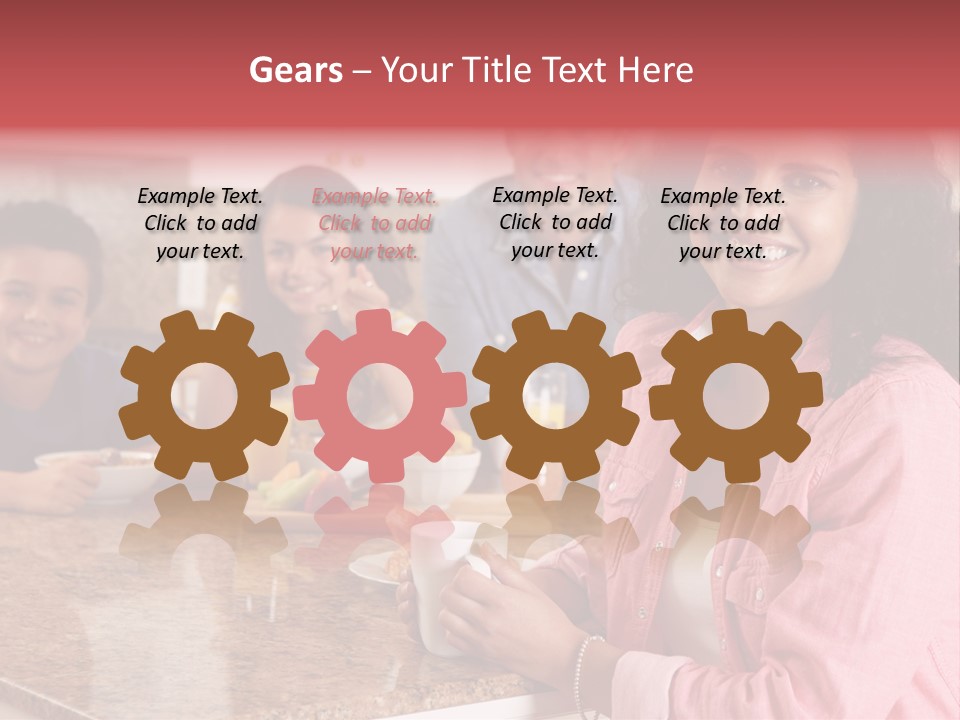 Portrait Drink Coffee PowerPoint Template