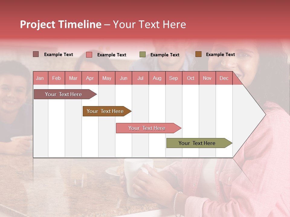 Portrait Drink Coffee PowerPoint Template