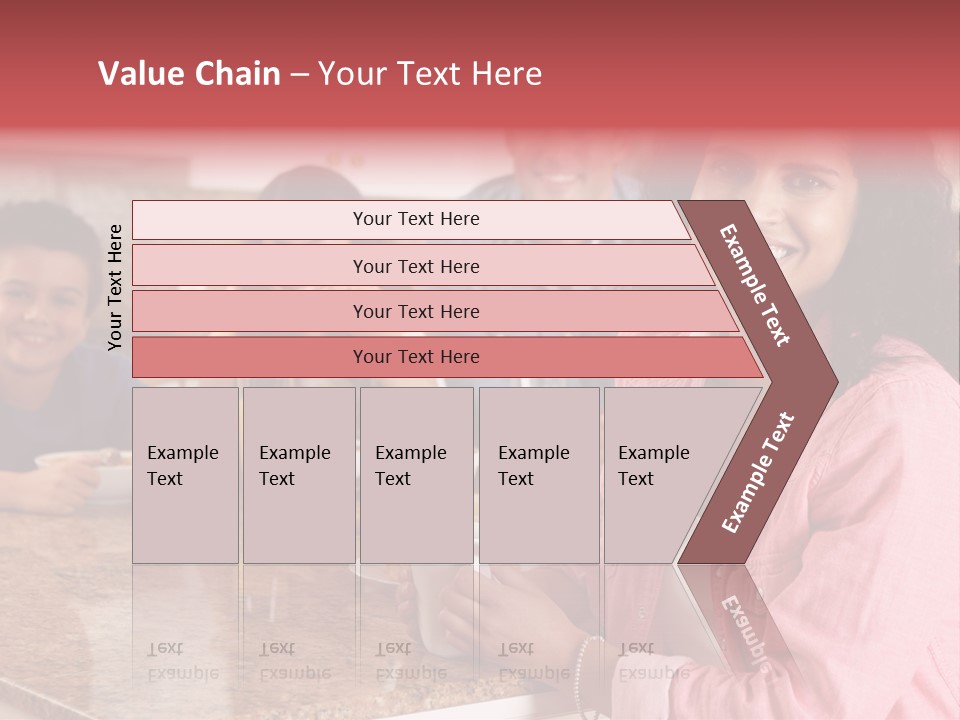 Portrait Drink Coffee PowerPoint Template