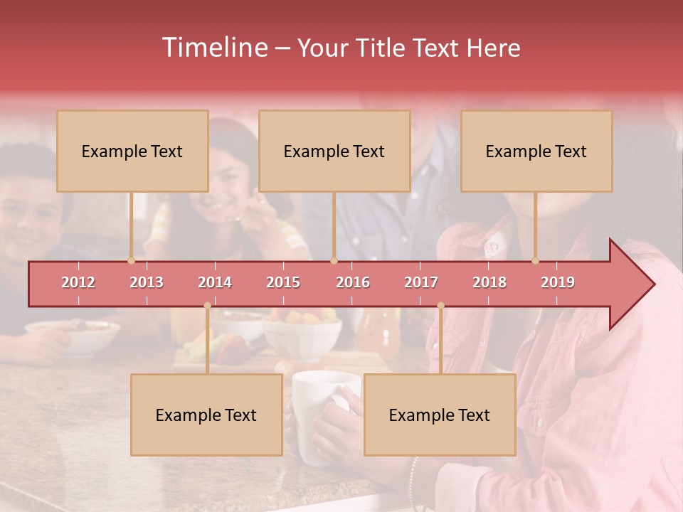 Portrait Drink Coffee PowerPoint Template
