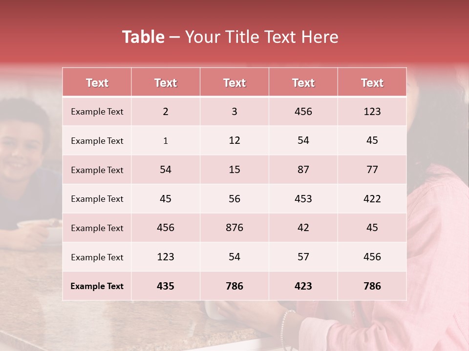 Portrait Drink Coffee PowerPoint Template