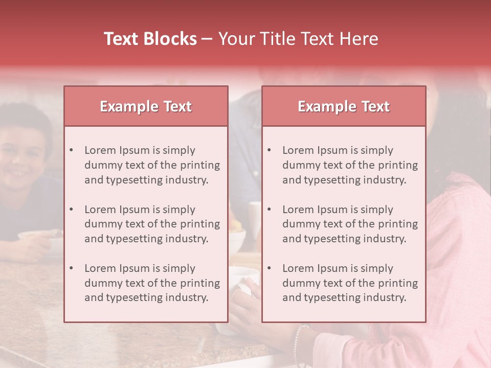 Portrait Drink Coffee PowerPoint Template