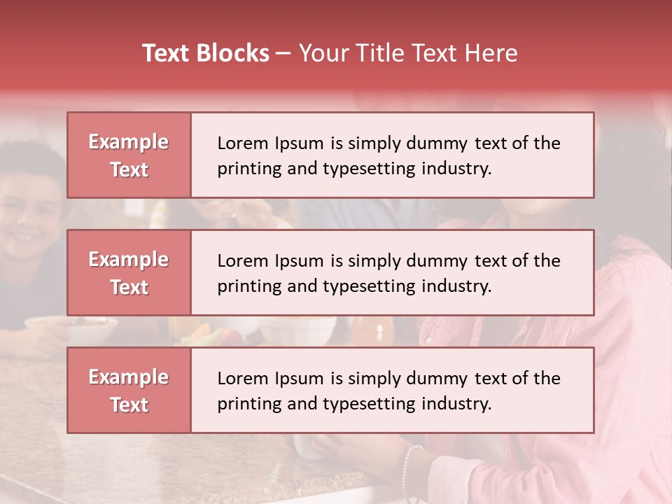 Portrait Drink Coffee PowerPoint Template