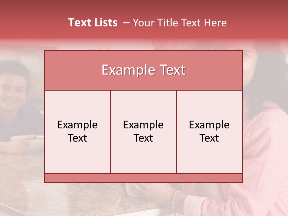 Portrait Drink Coffee PowerPoint Template