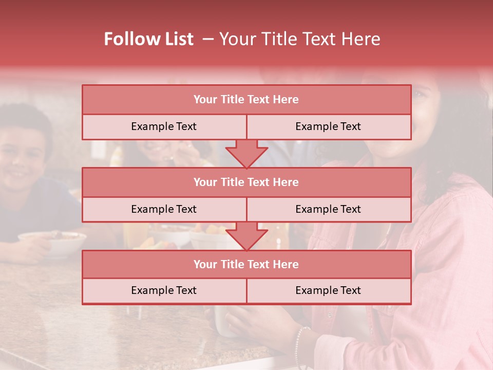 Portrait Drink Coffee PowerPoint Template