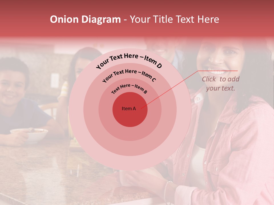 Portrait Drink Coffee PowerPoint Template