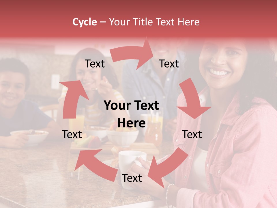 Portrait Drink Coffee PowerPoint Template