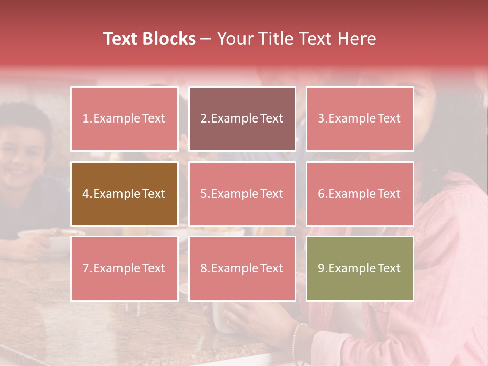 Portrait Drink Coffee PowerPoint Template