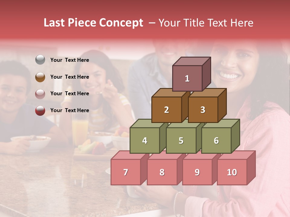 Portrait Drink Coffee PowerPoint Template