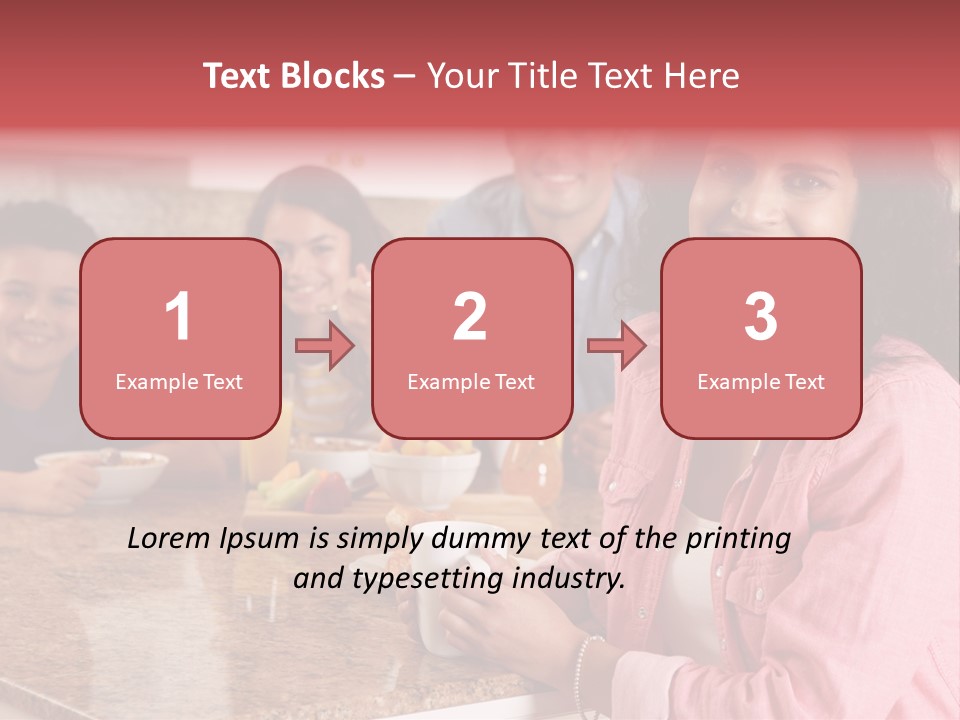 Portrait Drink Coffee PowerPoint Template