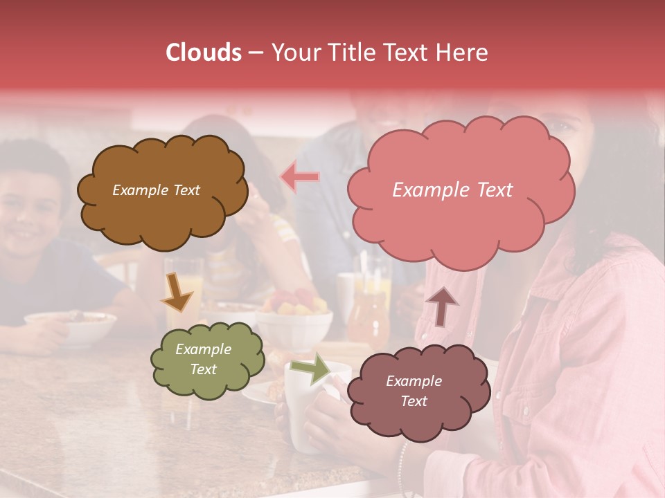 Portrait Drink Coffee PowerPoint Template