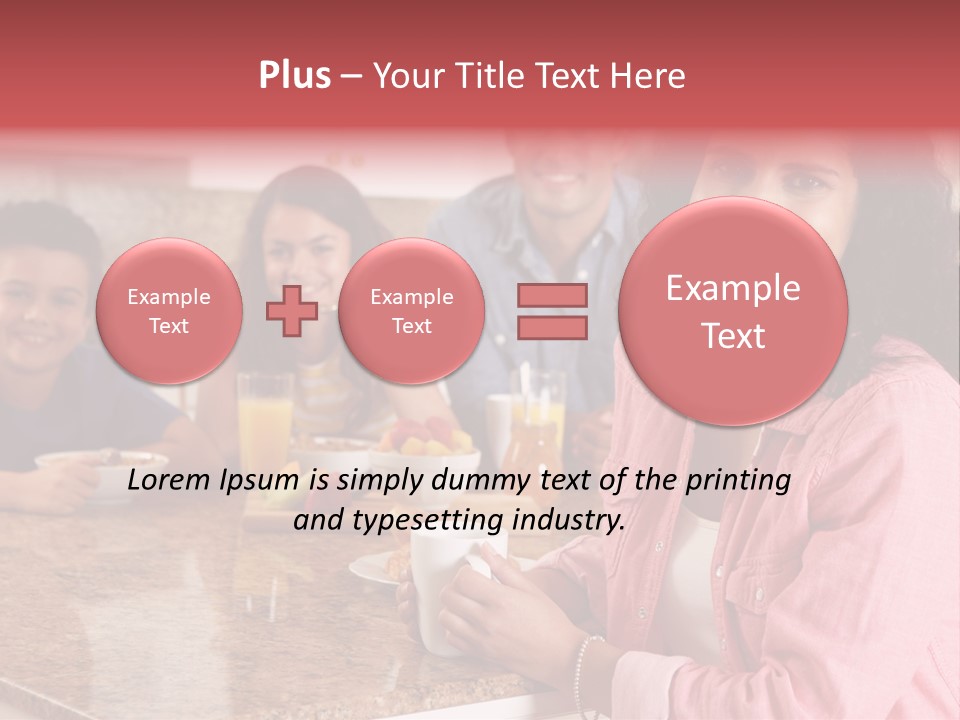 Portrait Drink Coffee PowerPoint Template