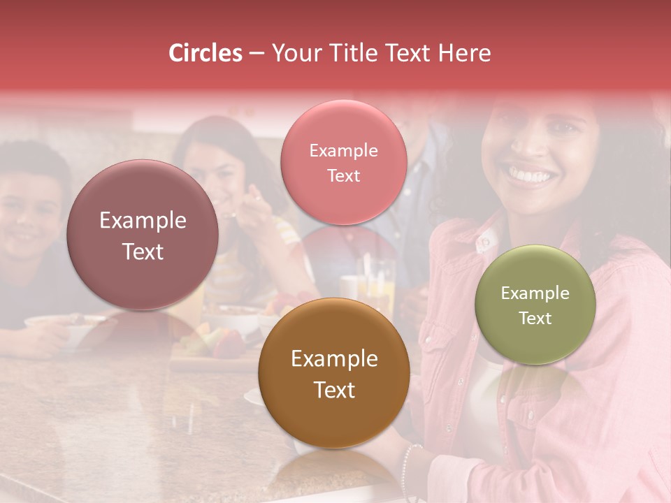 Portrait Drink Coffee PowerPoint Template