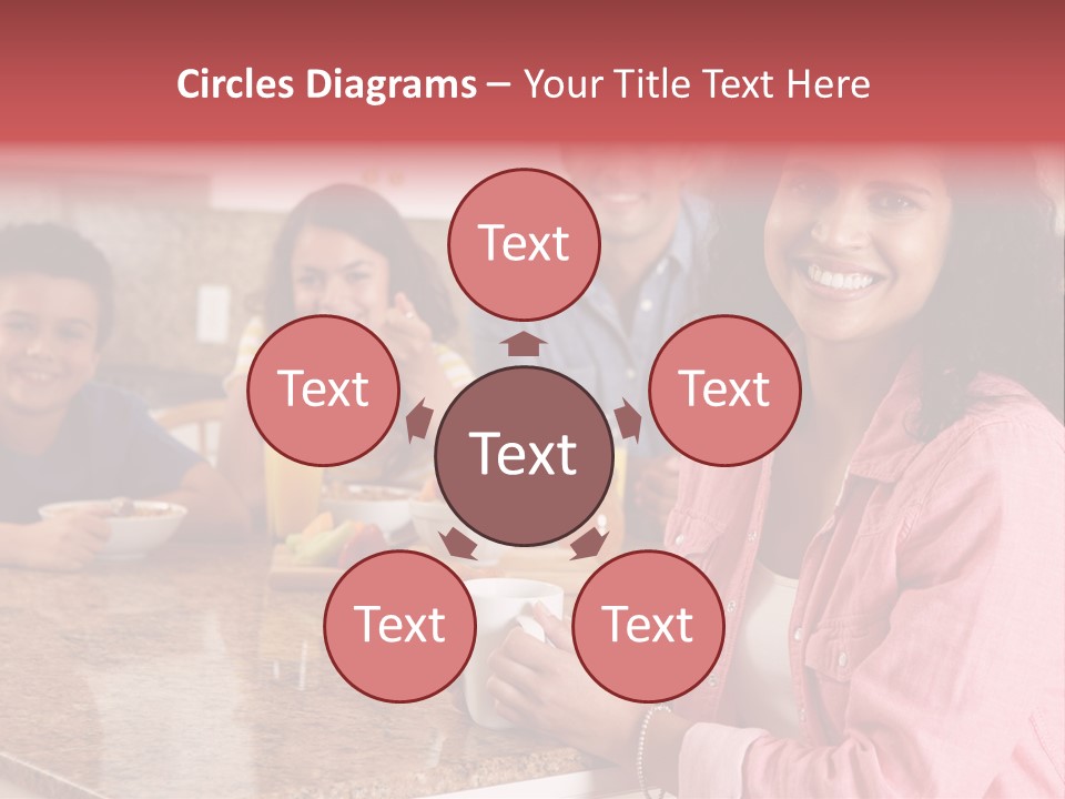 Portrait Drink Coffee PowerPoint Template