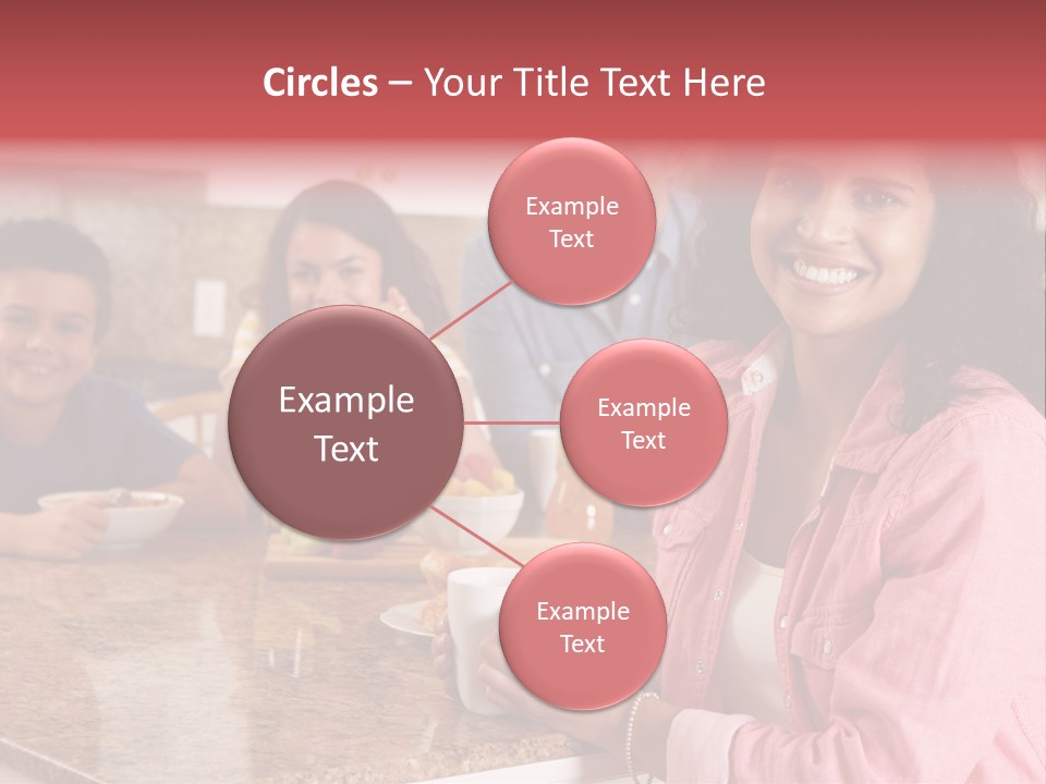 Portrait Drink Coffee PowerPoint Template