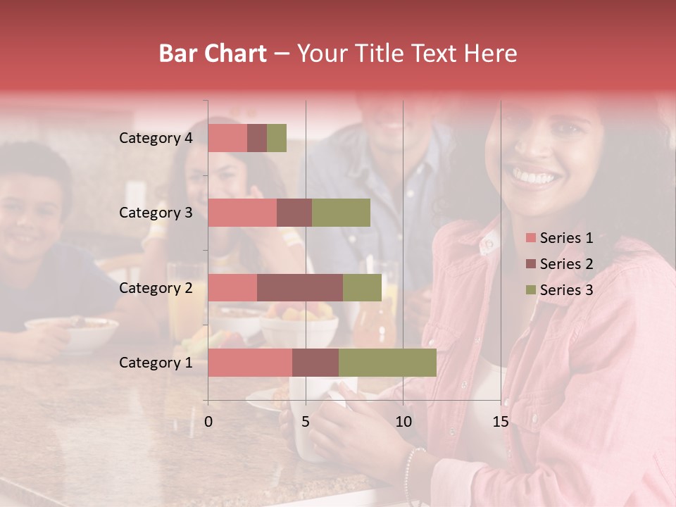 Portrait Drink Coffee PowerPoint Template