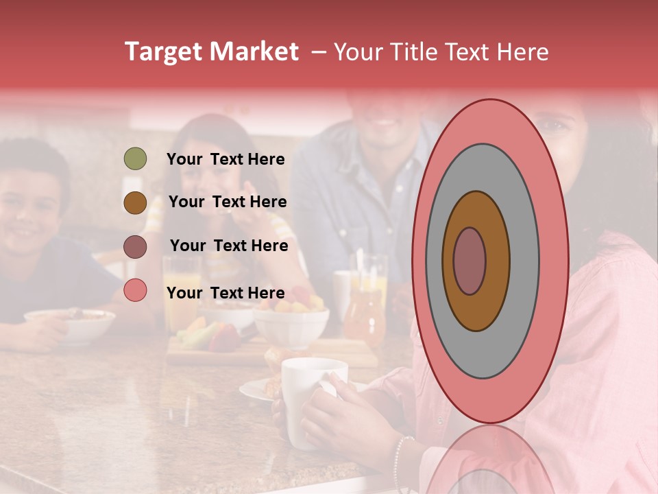 Portrait Drink Coffee PowerPoint Template