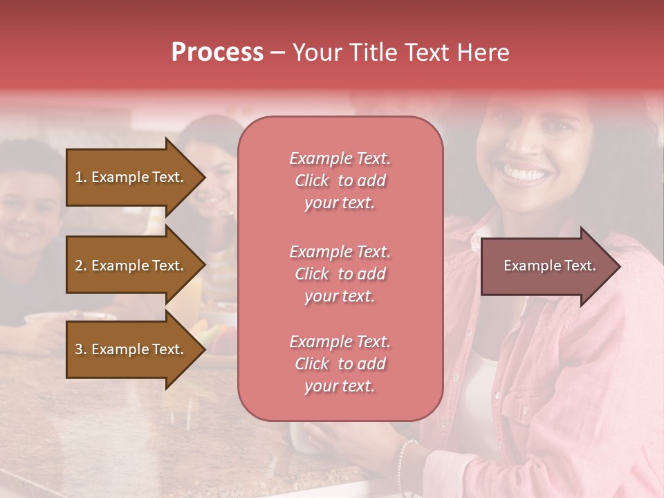 Portrait Drink Coffee PowerPoint Template