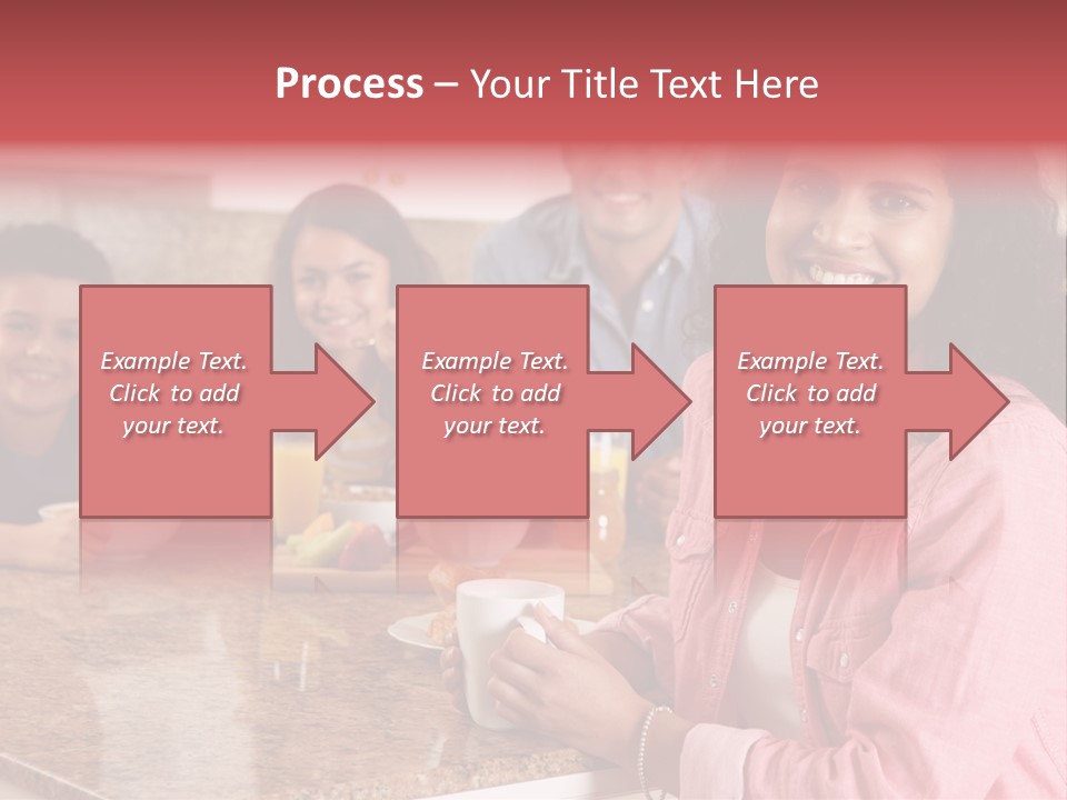 Portrait Drink Coffee PowerPoint Template