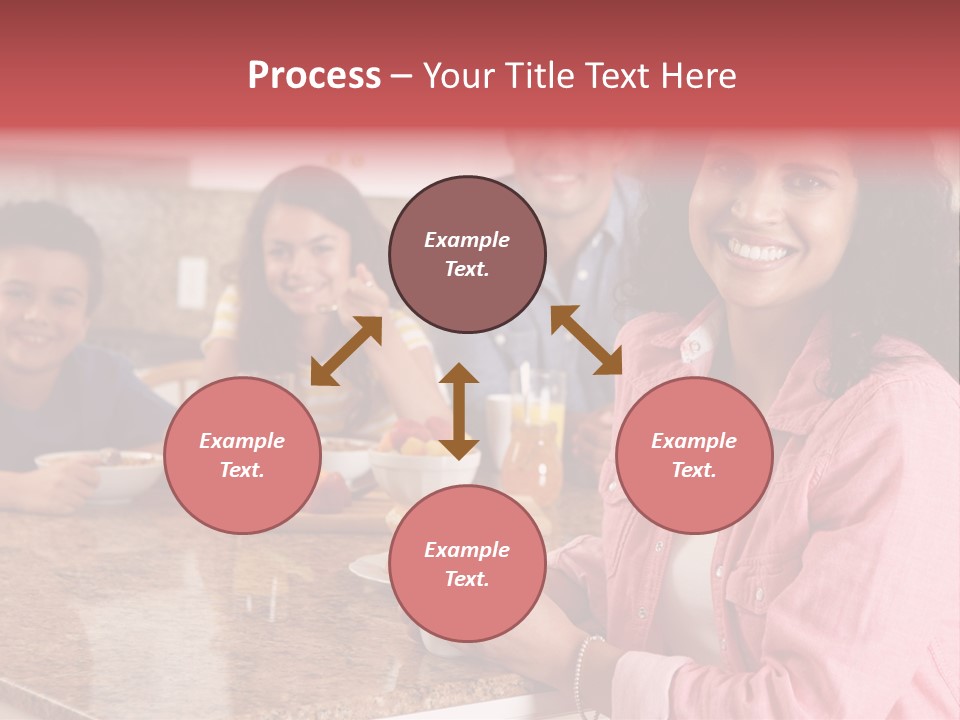 Portrait Drink Coffee PowerPoint Template