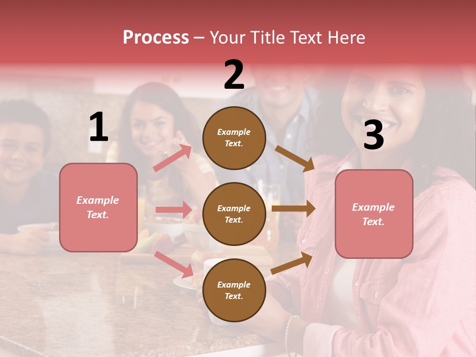 Portrait Drink Coffee PowerPoint Template