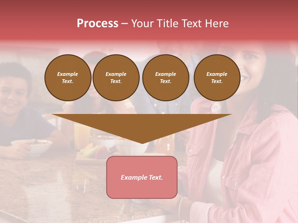 Portrait Drink Coffee PowerPoint Template