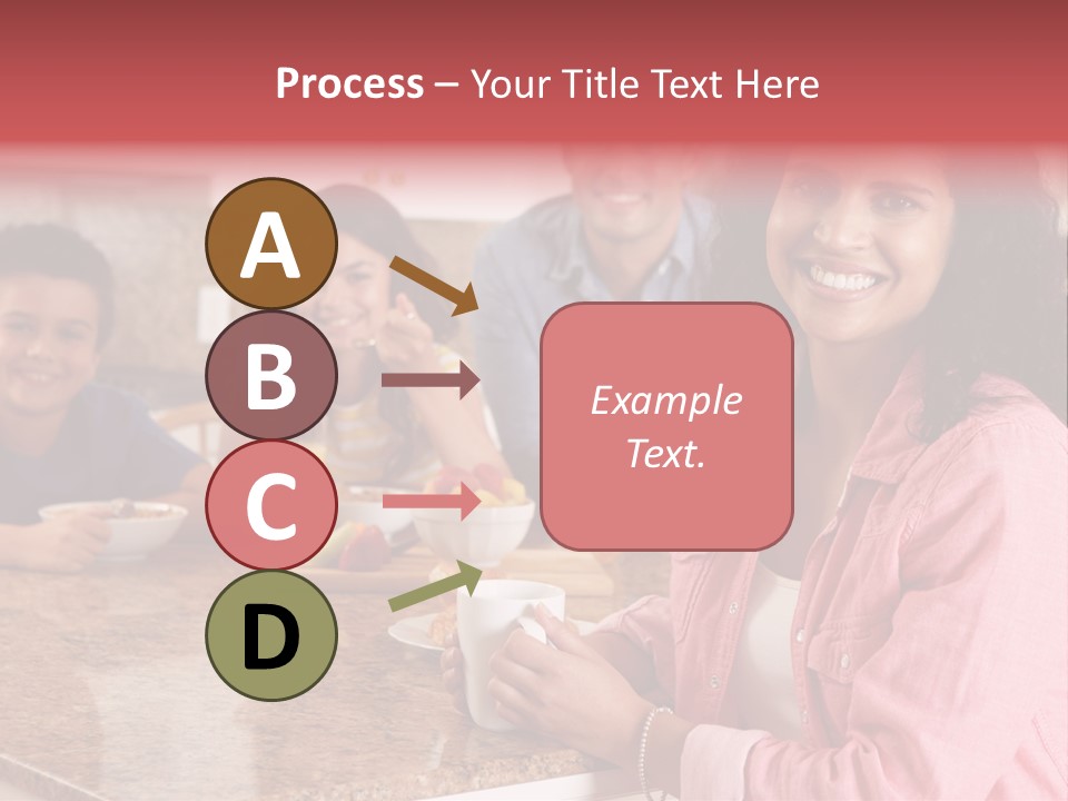 Portrait Drink Coffee PowerPoint Template