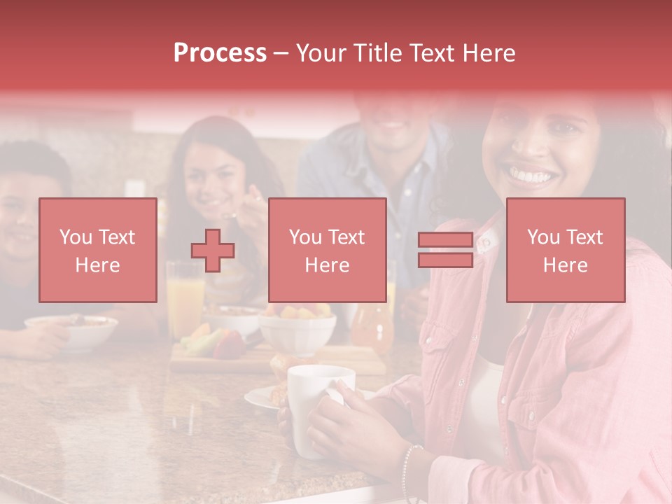 Portrait Drink Coffee PowerPoint Template