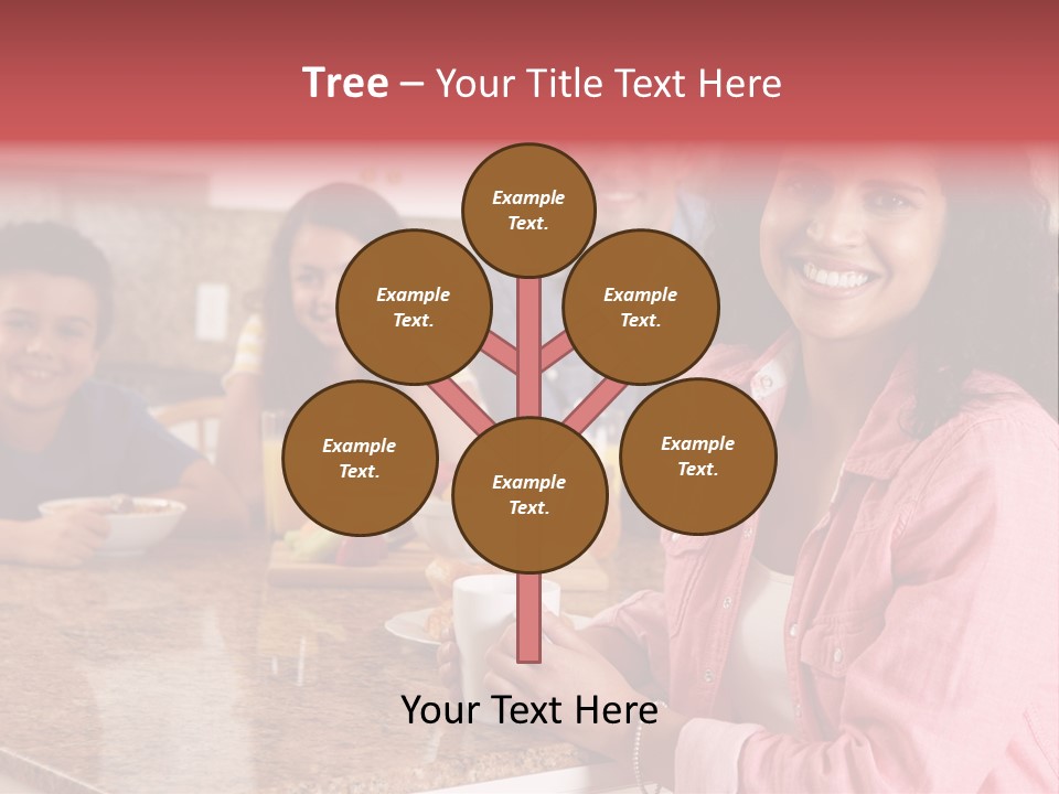 Portrait Drink Coffee PowerPoint Template