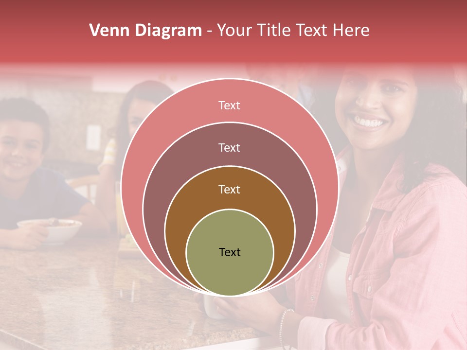 Portrait Drink Coffee PowerPoint Template