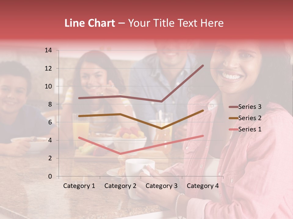 Portrait Drink Coffee PowerPoint Template