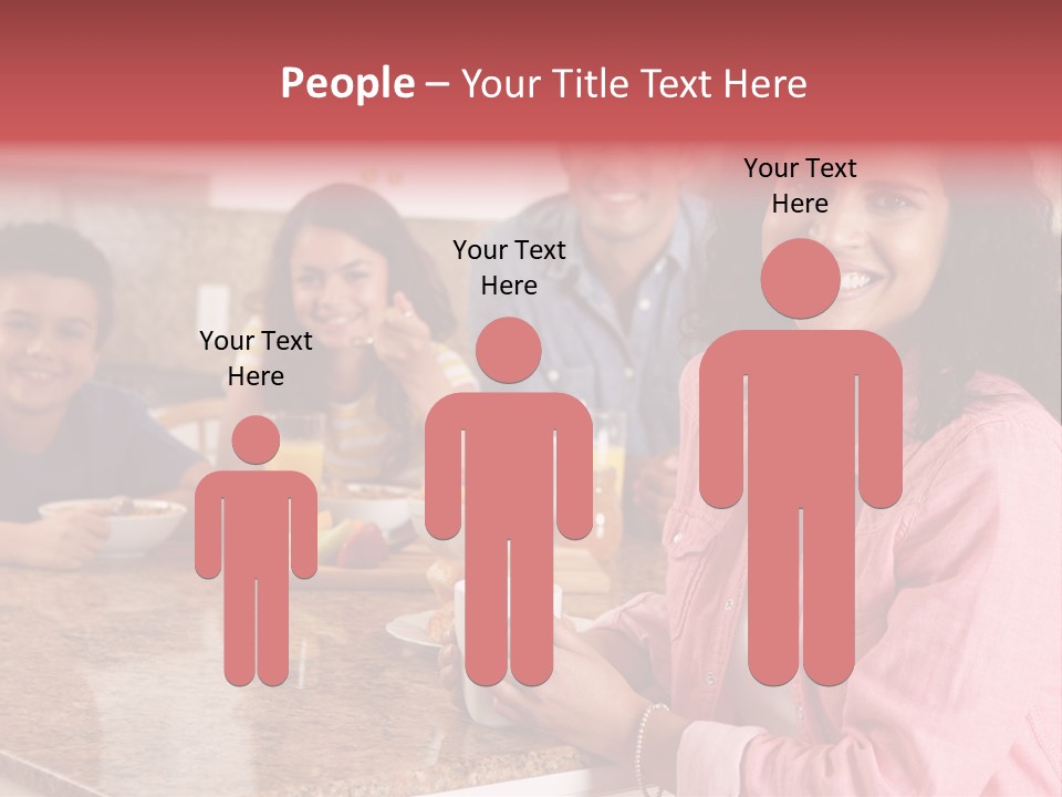 Portrait Drink Coffee PowerPoint Template