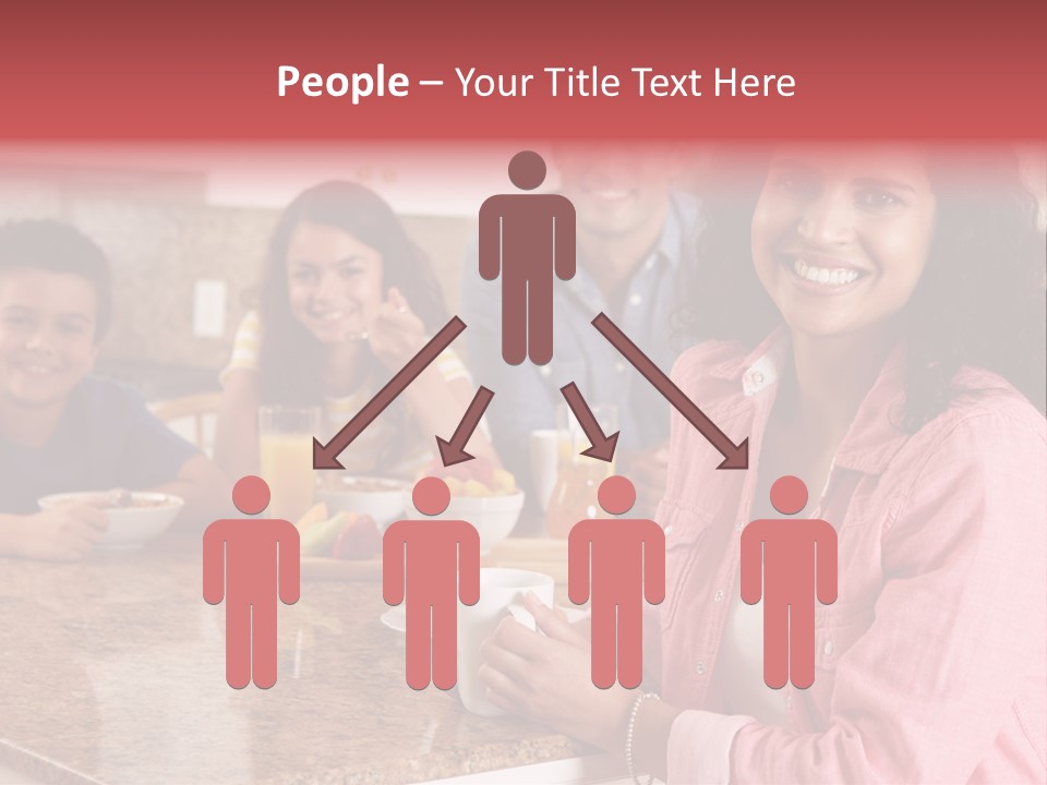 Portrait Drink Coffee PowerPoint Template