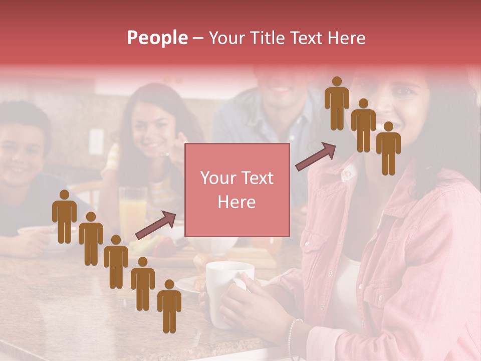 Portrait Drink Coffee PowerPoint Template