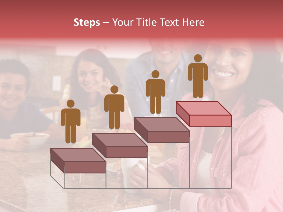 Portrait Drink Coffee PowerPoint Template