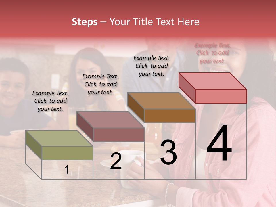 Portrait Drink Coffee PowerPoint Template