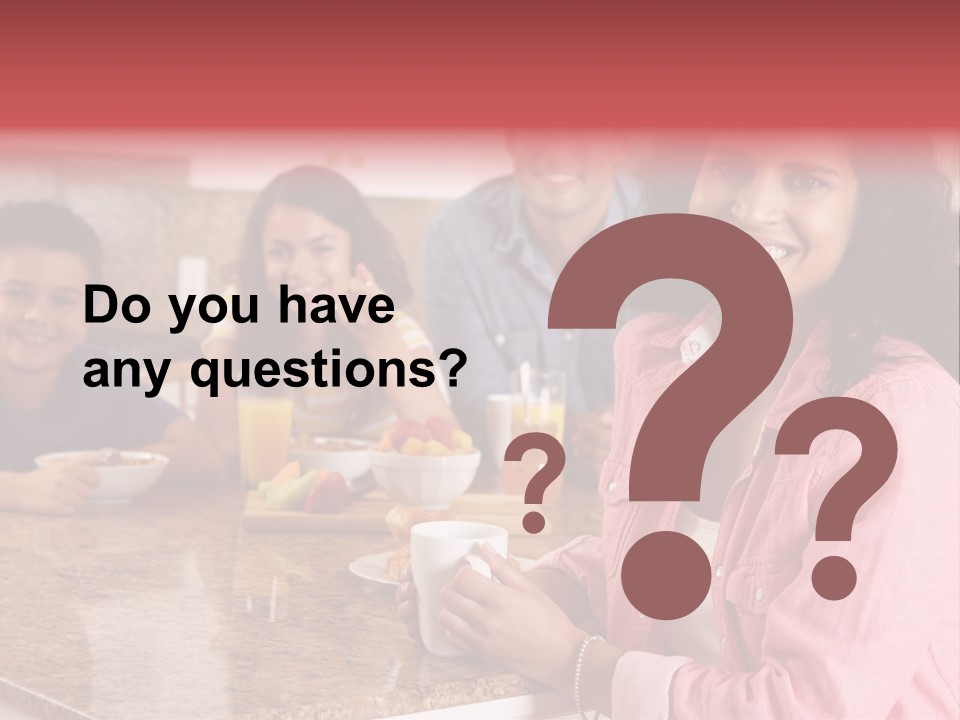 Portrait Drink Coffee PowerPoint Template