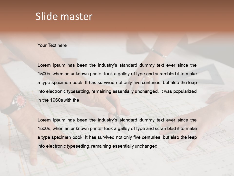 Adult Men Partnership PowerPoint Template