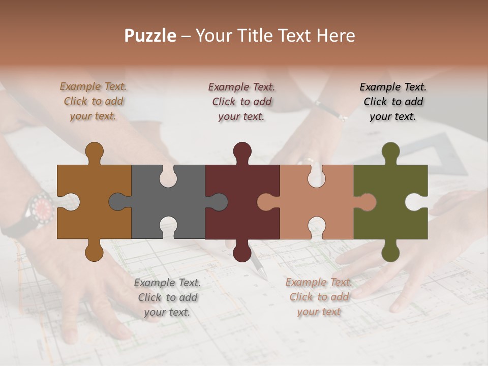 Adult Men Partnership PowerPoint Template