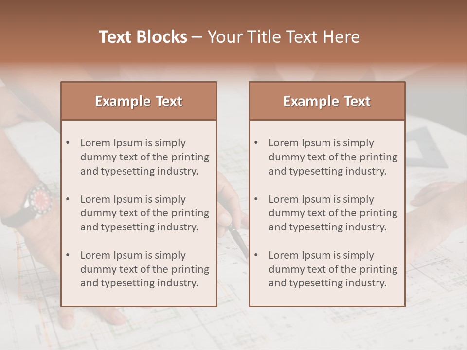 Adult Men Partnership PowerPoint Template