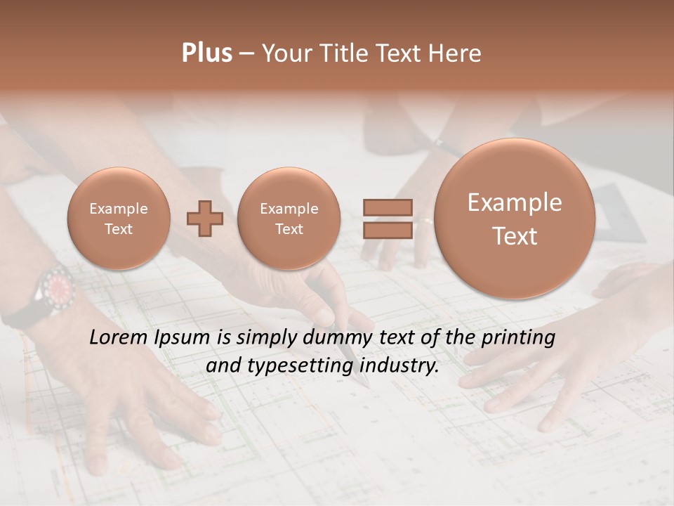 Adult Men Partnership PowerPoint Template