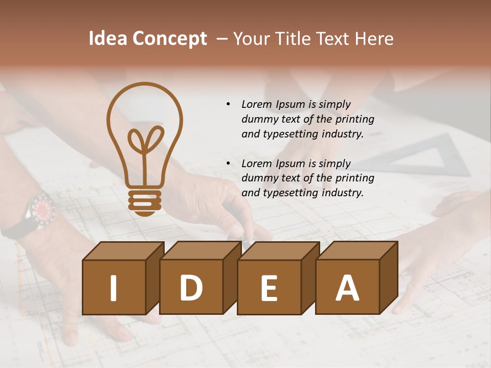 Adult Men Partnership PowerPoint Template