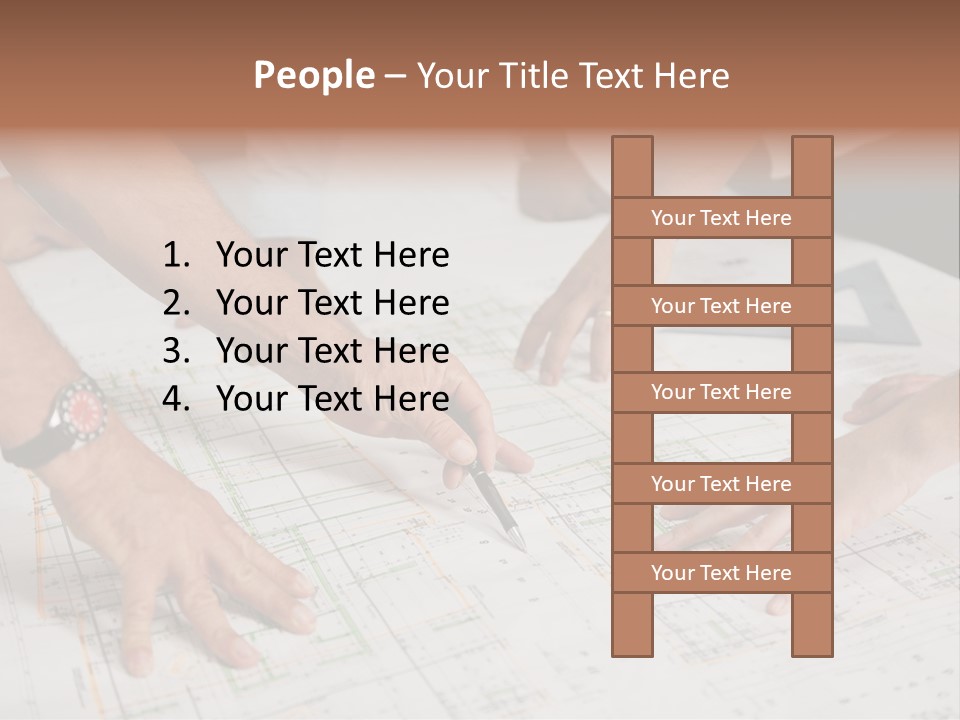 Adult Men Partnership PowerPoint Template