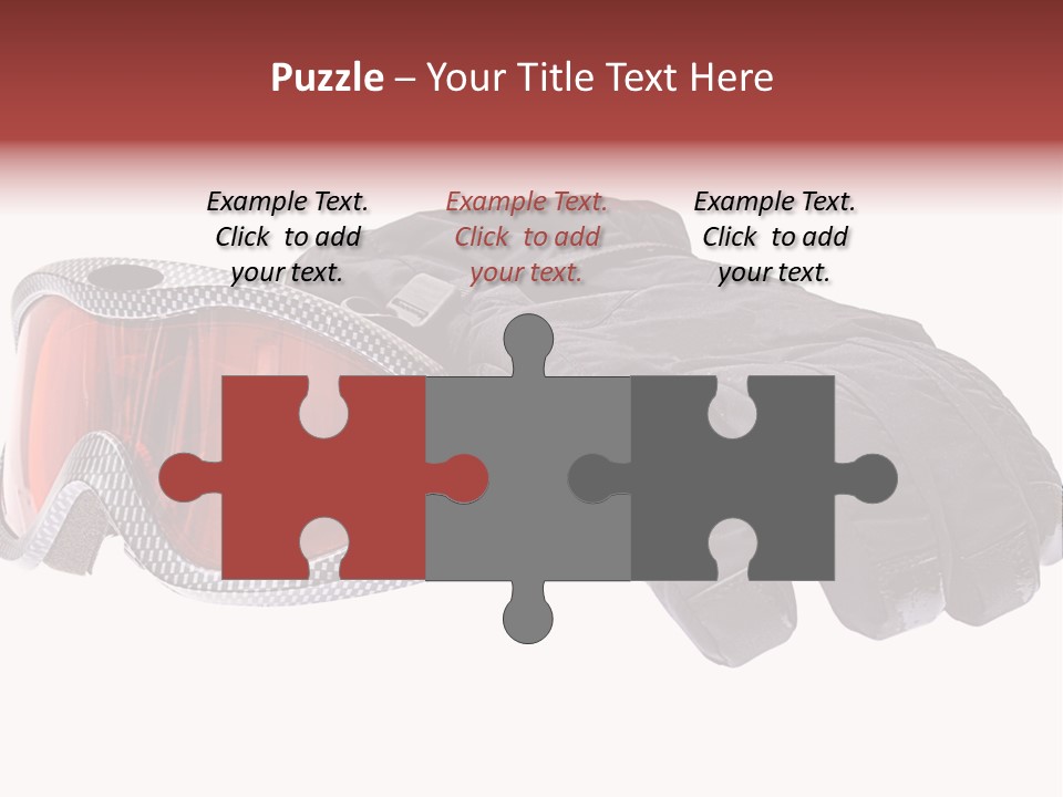 Merchandise Sports Plastic PowerPoint Template