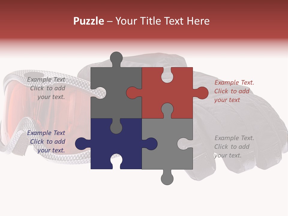 Merchandise Sports Plastic PowerPoint Template