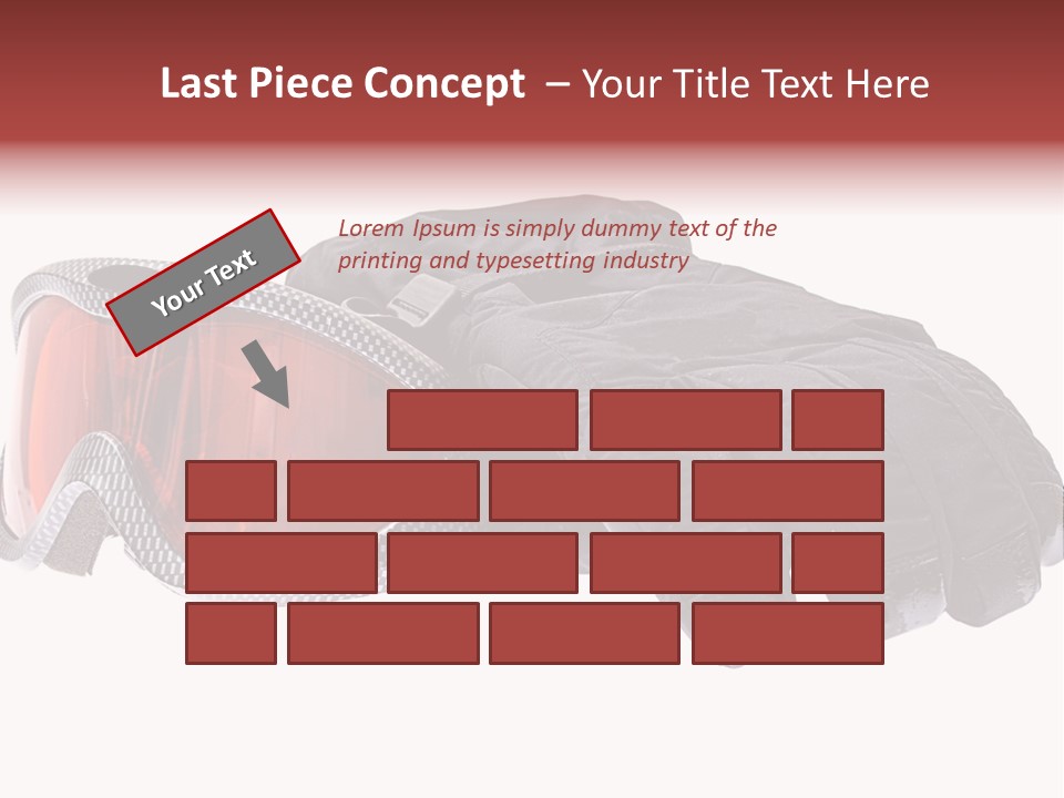 Merchandise Sports Plastic PowerPoint Template