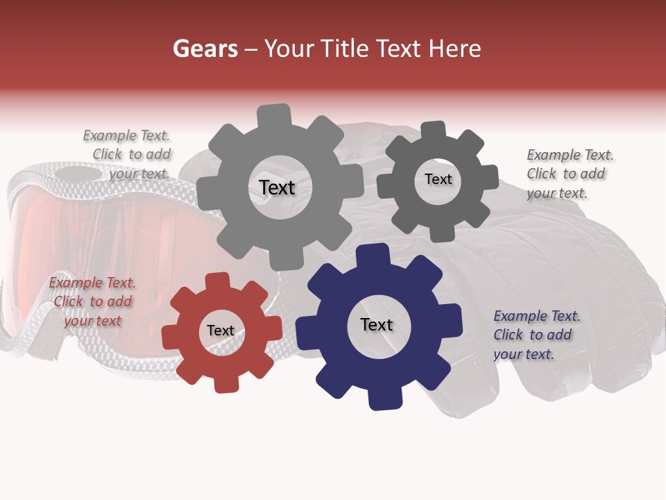 Merchandise Sports Plastic PowerPoint Template